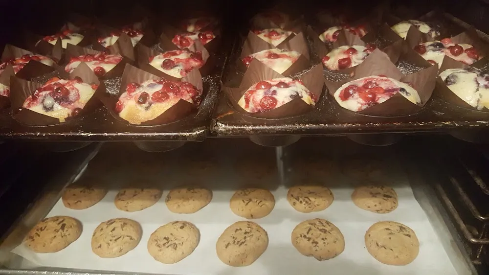Blueberry Cranberry Muffins