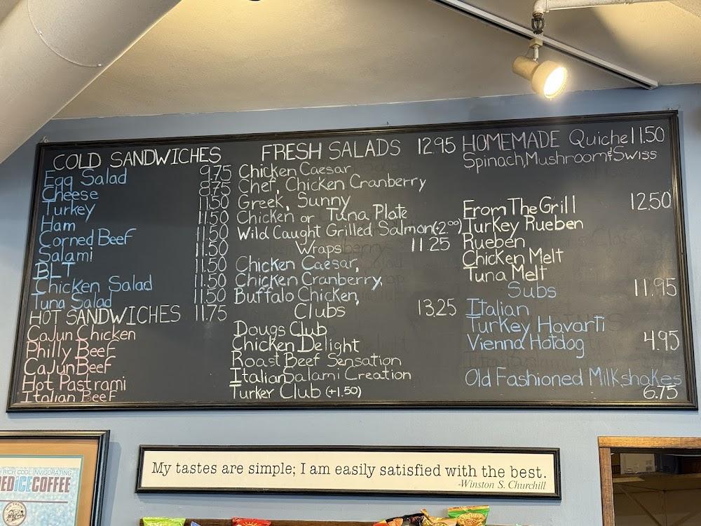 Bluffington's Cafe Menu image 1
