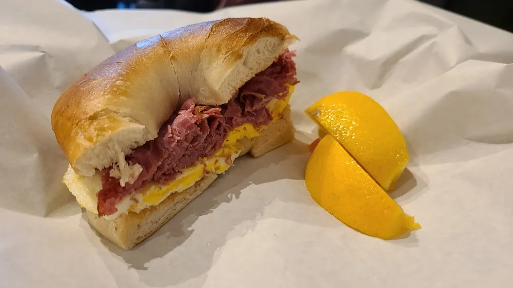 Pastrami Breakfast Sandwich